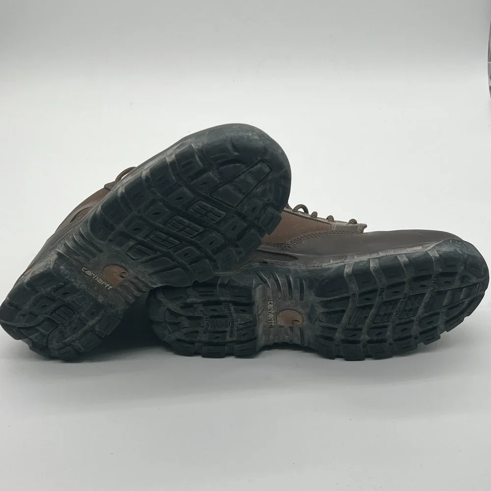 Carhartt CMF6284 Rugged Flex 6 Steel Toe Work Boots Mens 11 M Brown Leather EH